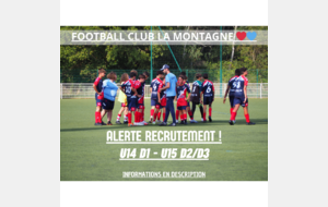 ALERTE RECRUTEMENT !