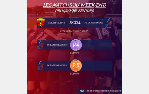 MATCHS DU WEEK-END DU 11-12/01