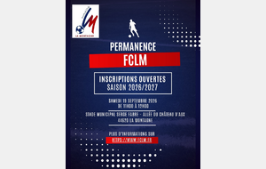 PERMANENCE LICENCE 19/09/26 de 11h à 12h