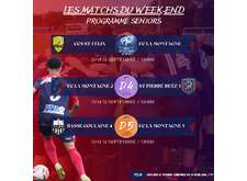 PROGRAMME DU WEEK-END DU 14-15/09