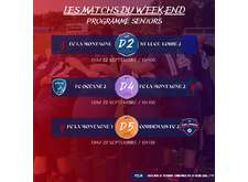 MATCHS DU WEEK-END DU 21-22/09