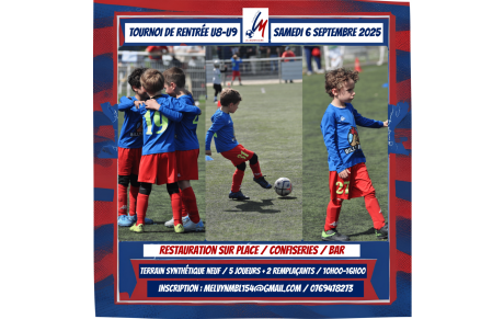TOURNOI DE RENTRÉE U8-U9