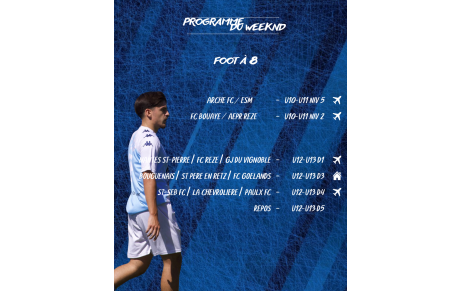 PROGRAMME DU WEEK-END